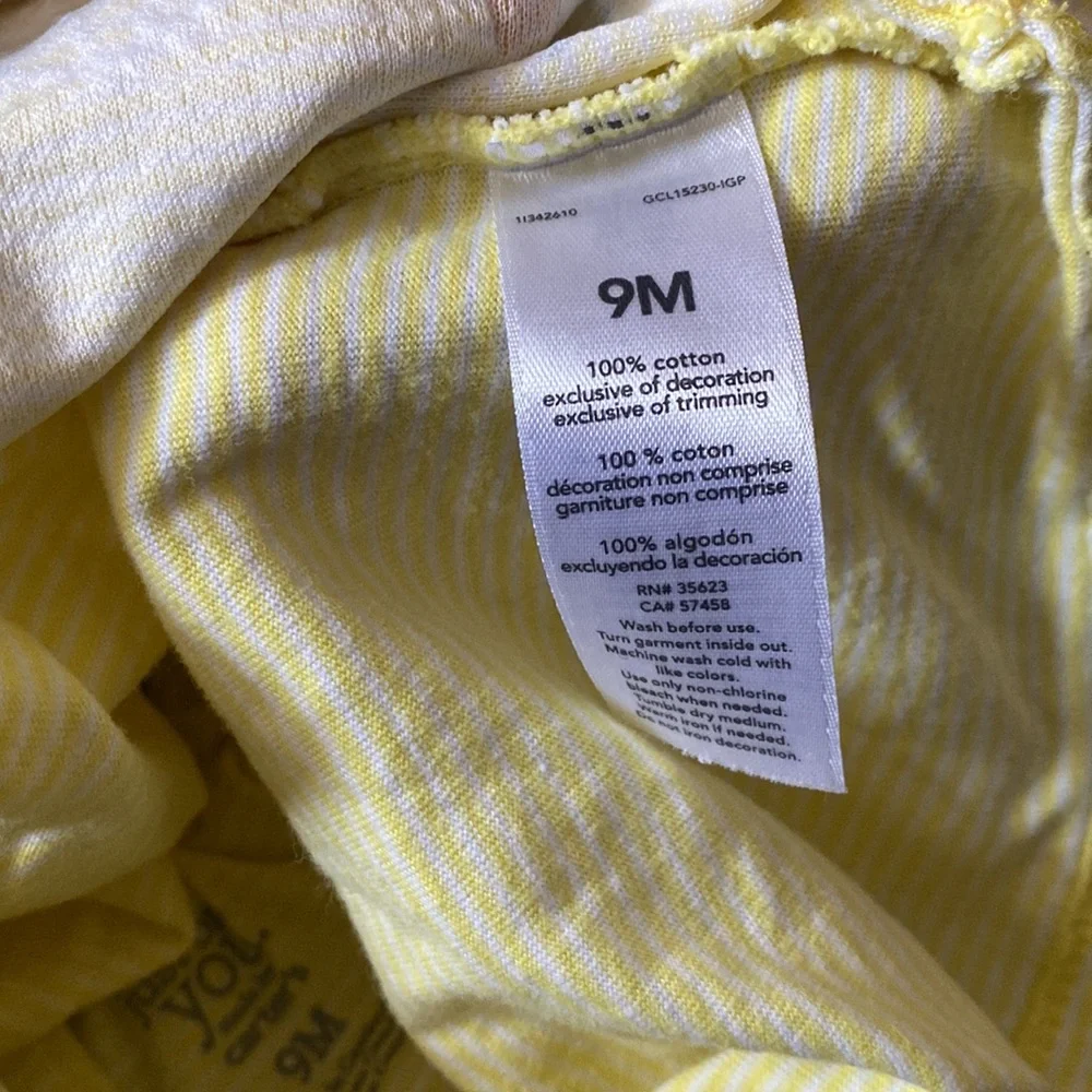 ‼️5/$15‼️ Carter’s Summer Lemon Outfit 9 Months - Picture 6 of 10